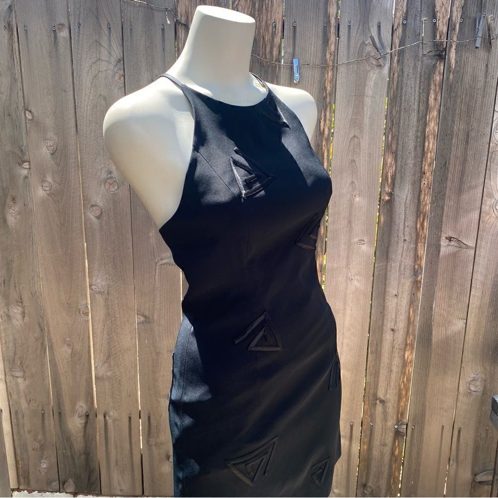 Niteline 90’s Y2K mini dress in black size 4